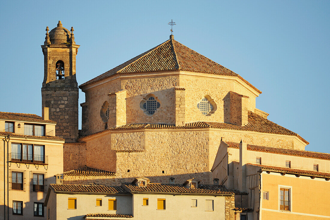 Iglesia De San Pedro At Sunrise; Cuenca Castile La-Mancha Spain