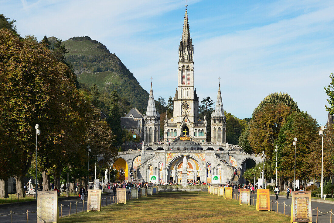 Heiligtum Unserer Lieben Frau von Lourdes; Lourdes Hautes-Pyrenäen Frankreich