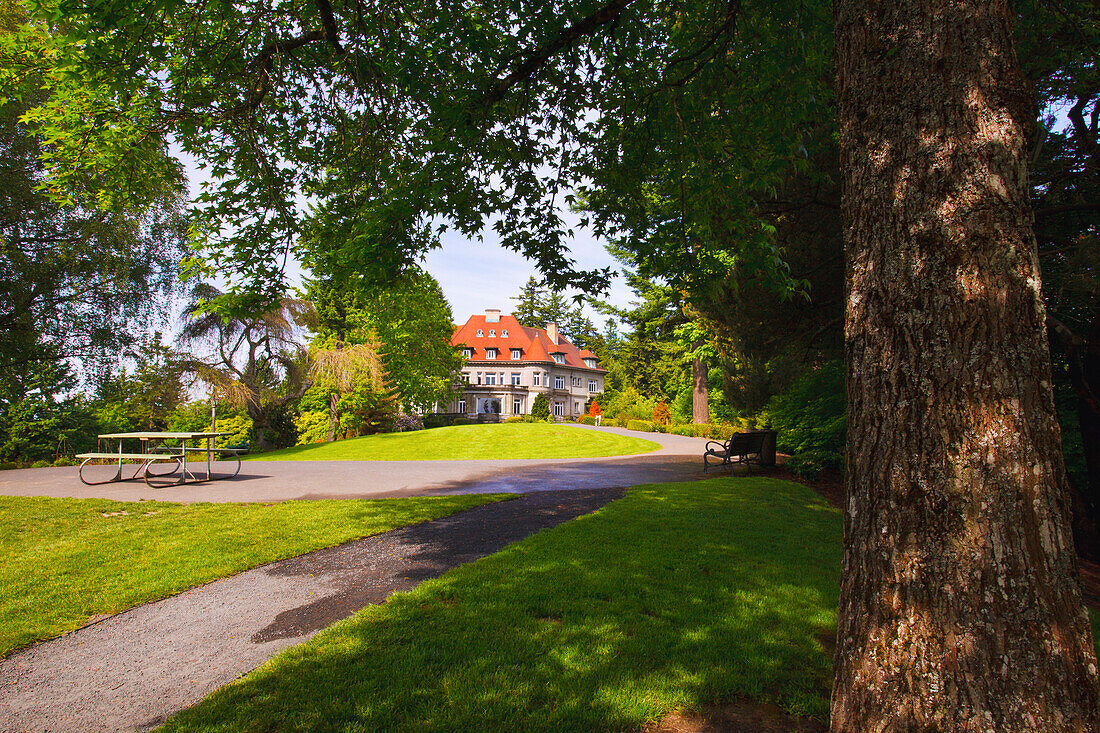 Pittock Mansion; Portland Oregon Vereinigte Staaten Von Amerika