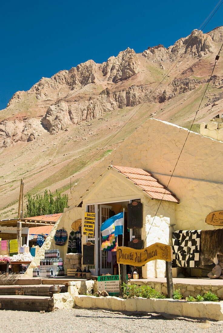 Artisan Market In The Andes; Mendoza Argentina