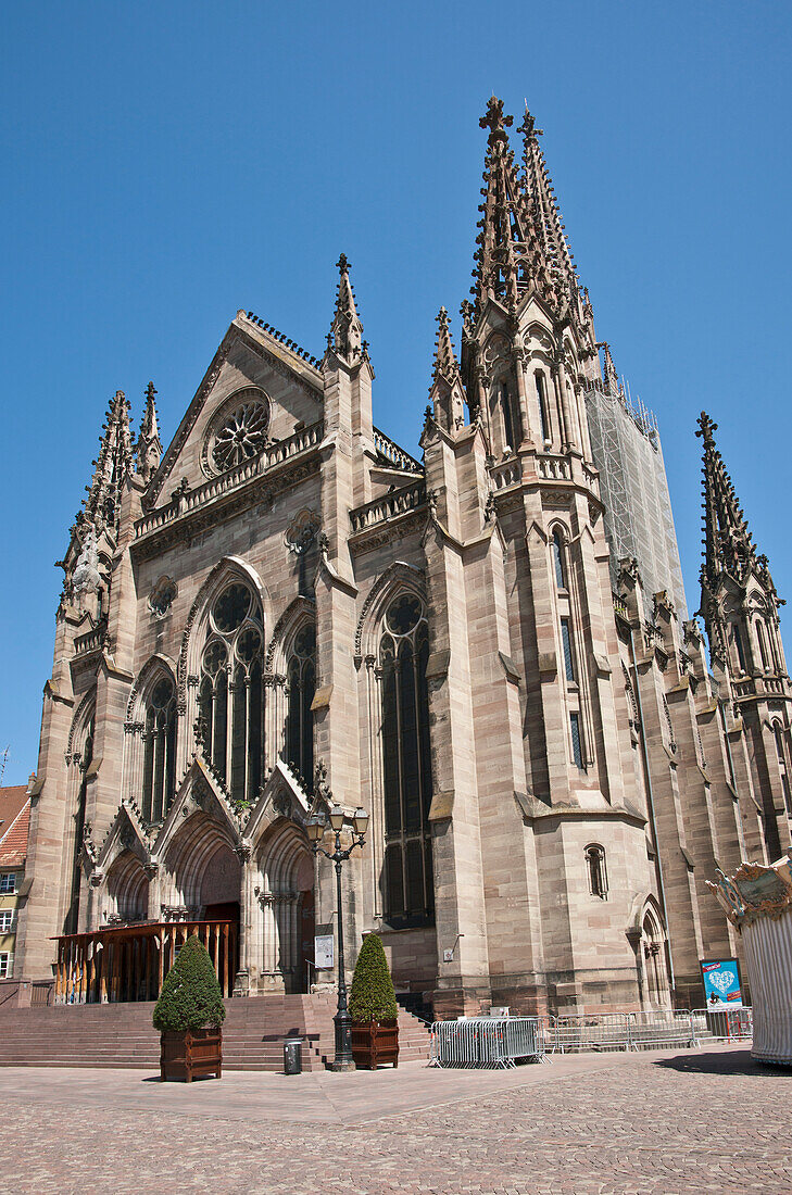 Tempel Saint-Etienne am Place De La Reunion; Mulhouse Haut-Rhin Frankreich