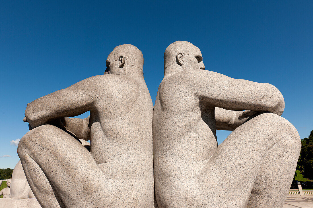 Sculpture In Frogner Park Vigeland Sculpture Park; Oslo Norway