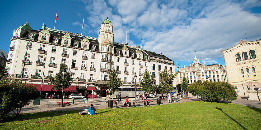 A Park In An Urban Area; Oslo Norway