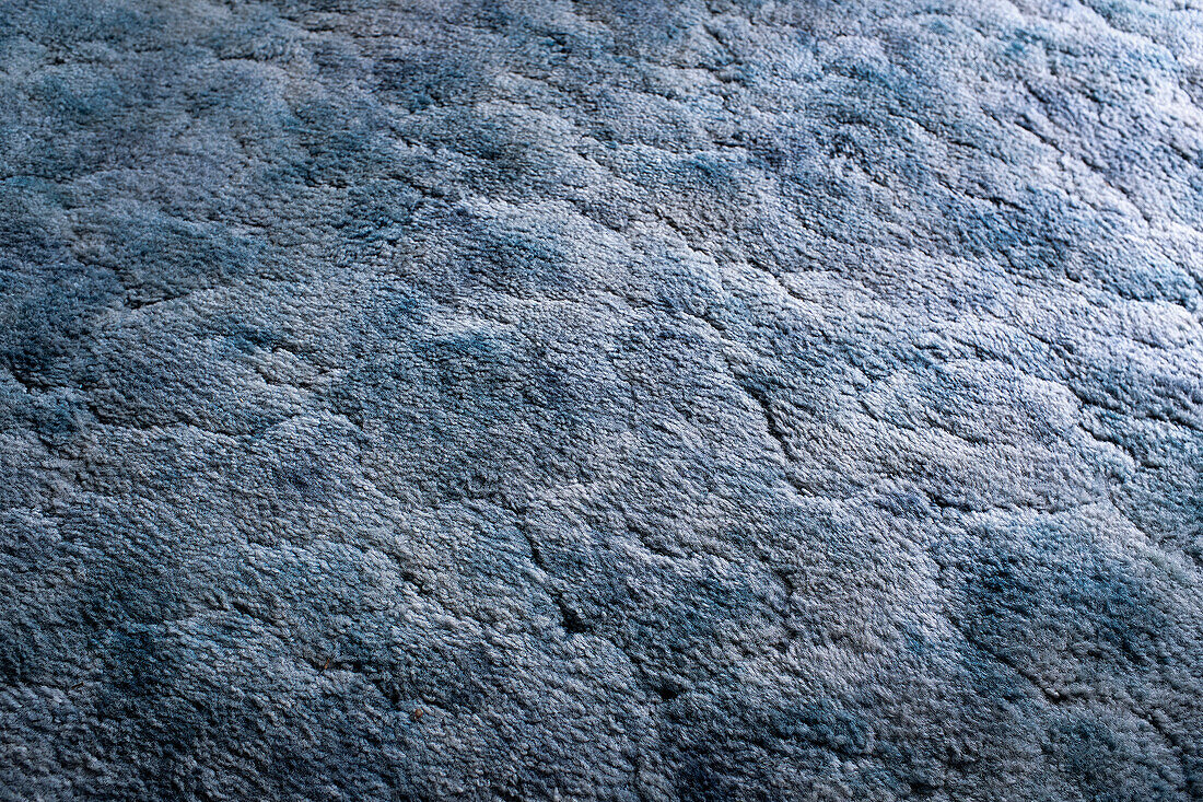 Blauer Teppich