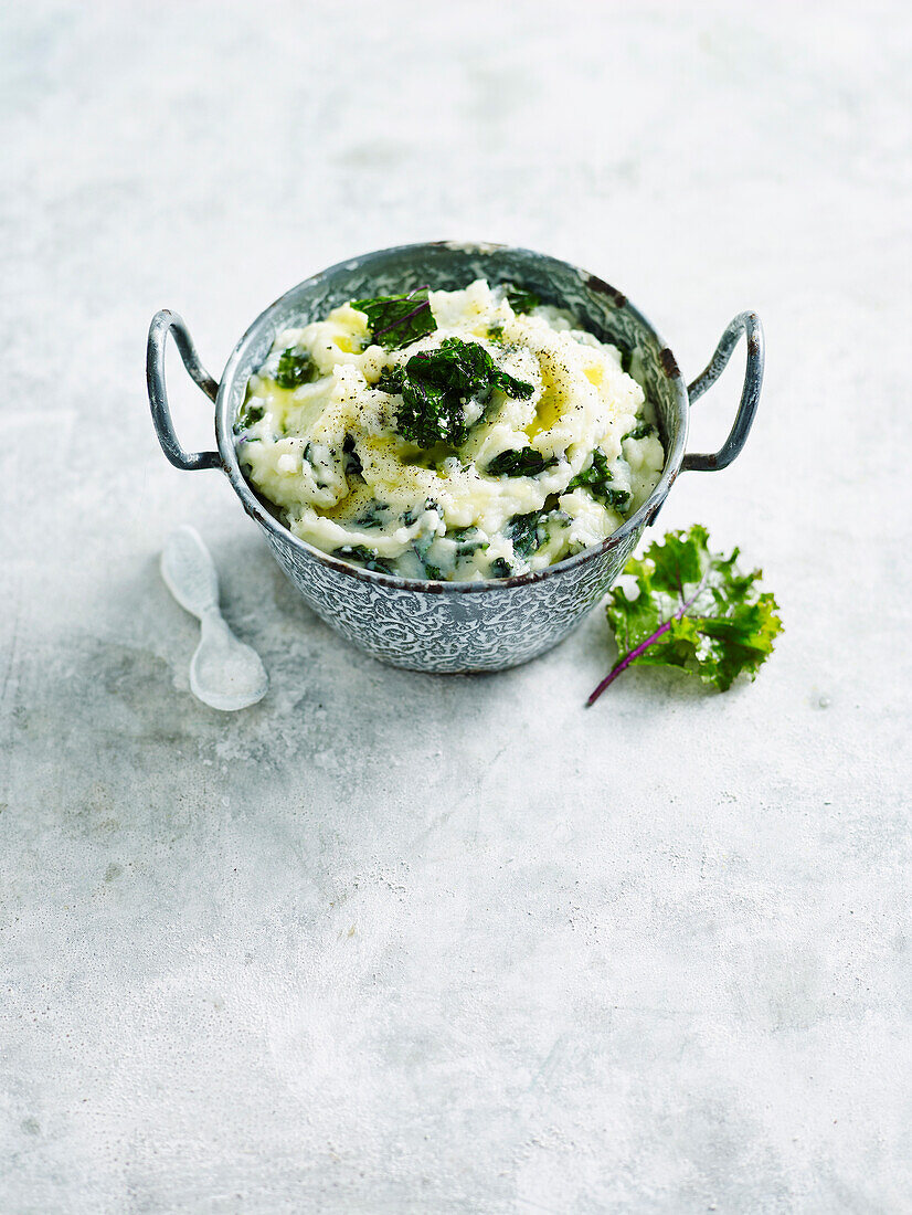 Kale potato mash