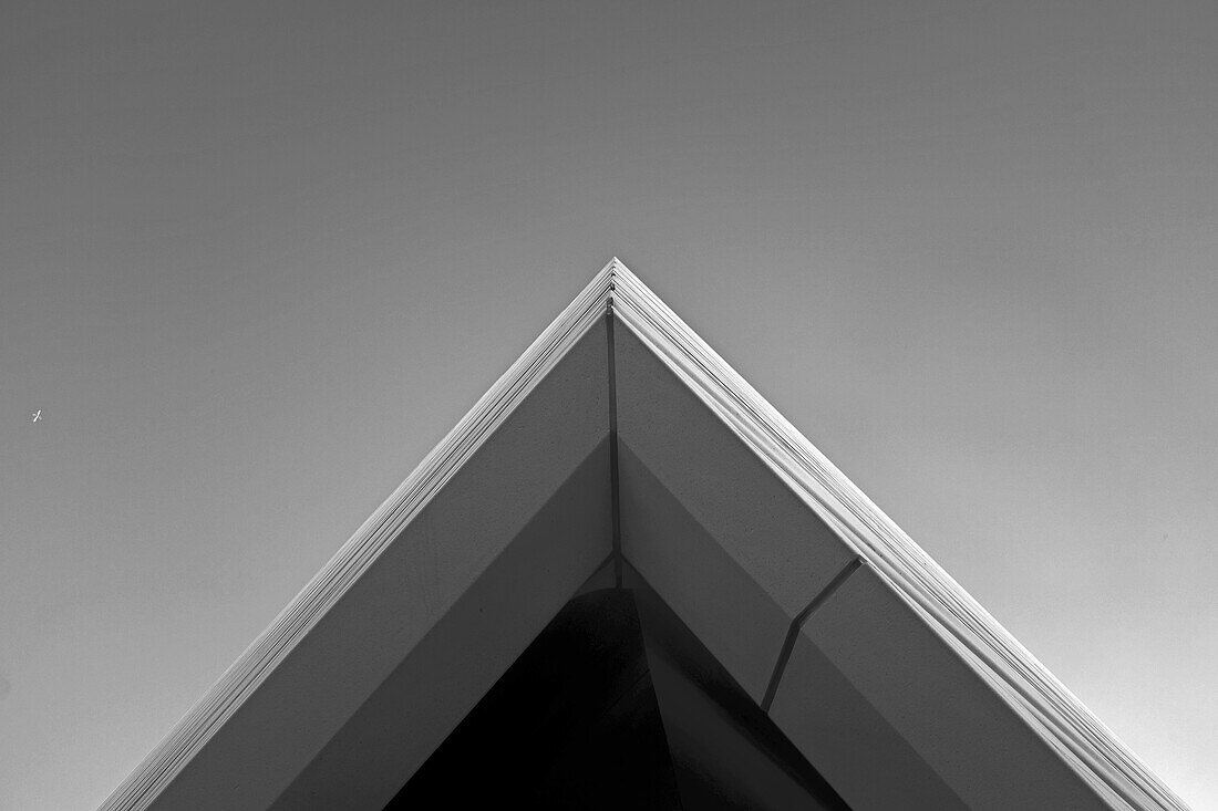 Gebäudedetail, Broad Museum, Los Angeles, Kalifornien, USA