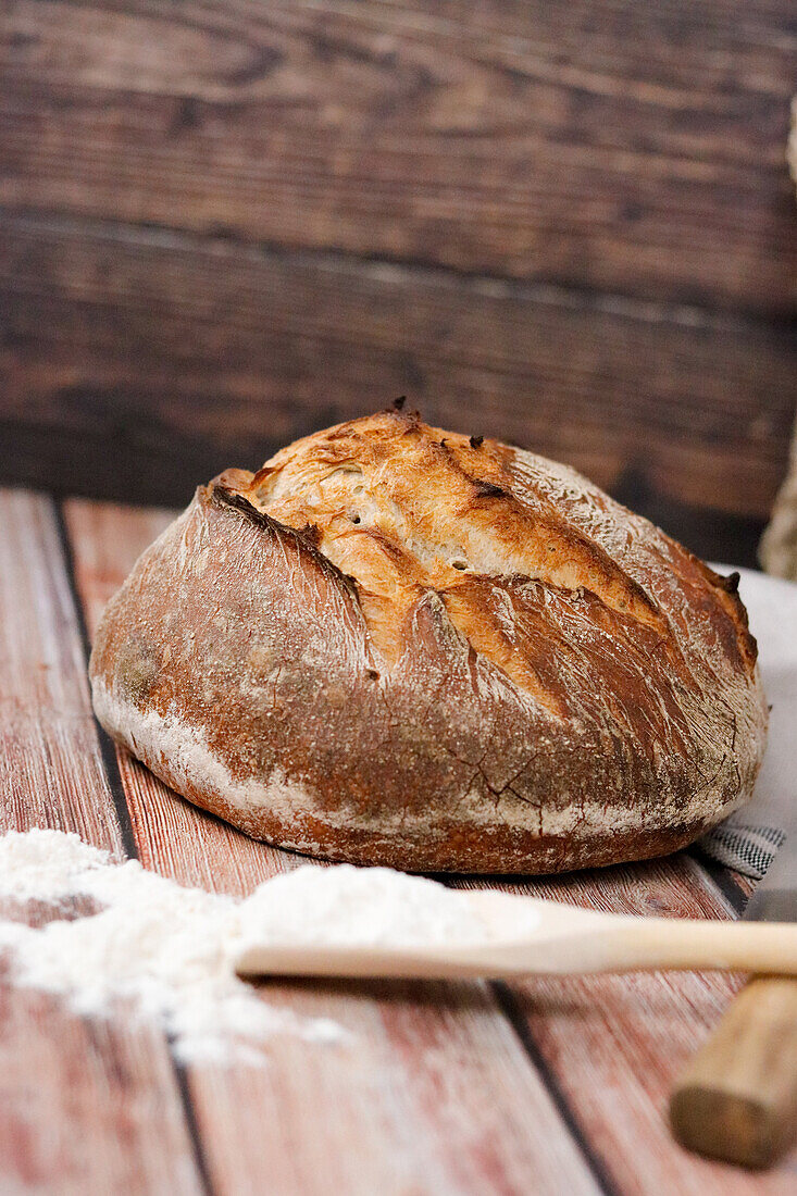 Pane Sera (Italienisches Brot aus Sauerteig)