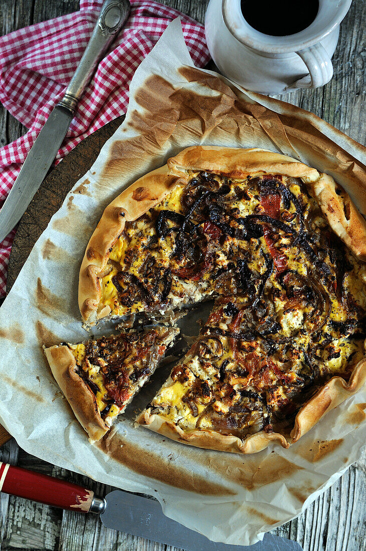 Torta Salata (Mediterranean vegetable tart, Italy)