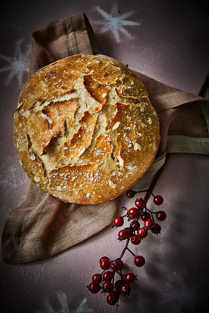 Wheat sourdough bread