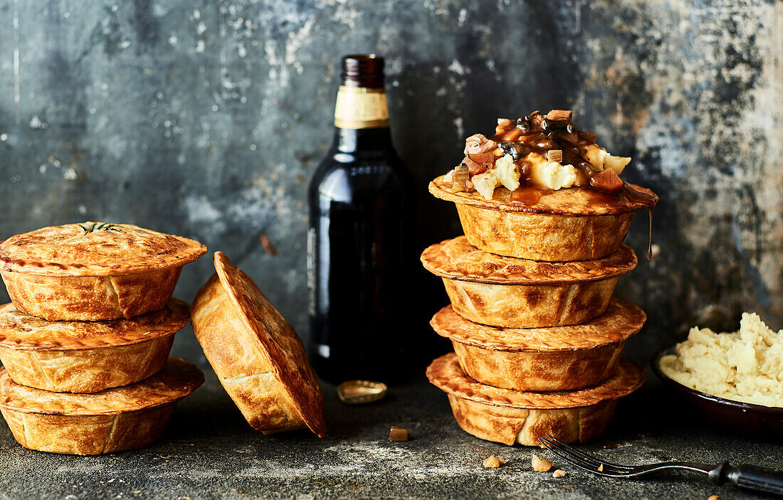 Pub-style Guinness beef pies