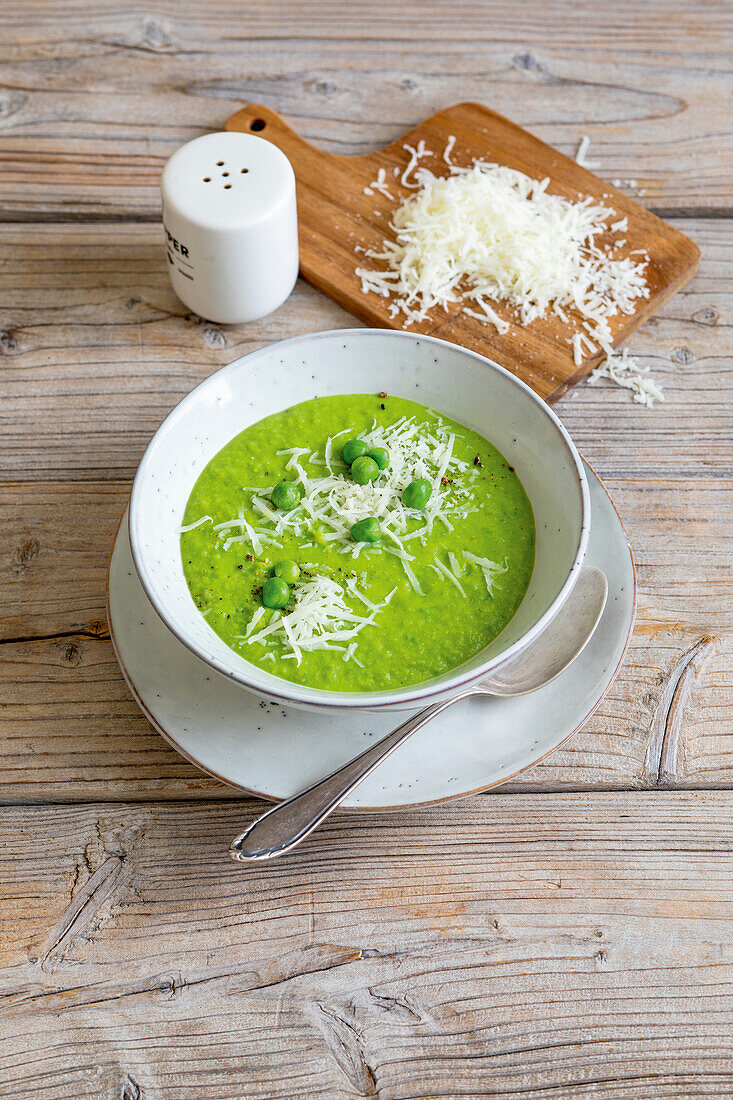 Express pea soup