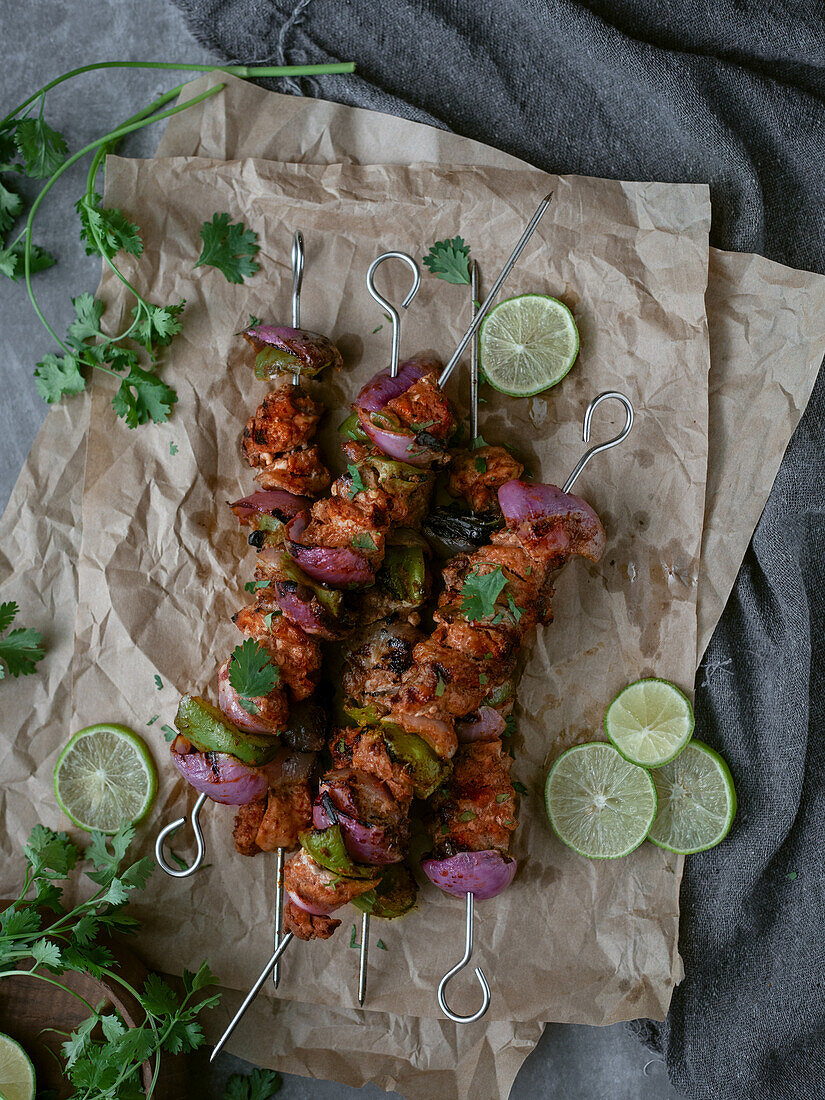 Pinchos de Pollo (Grilled Chicken, Puerto Rico)