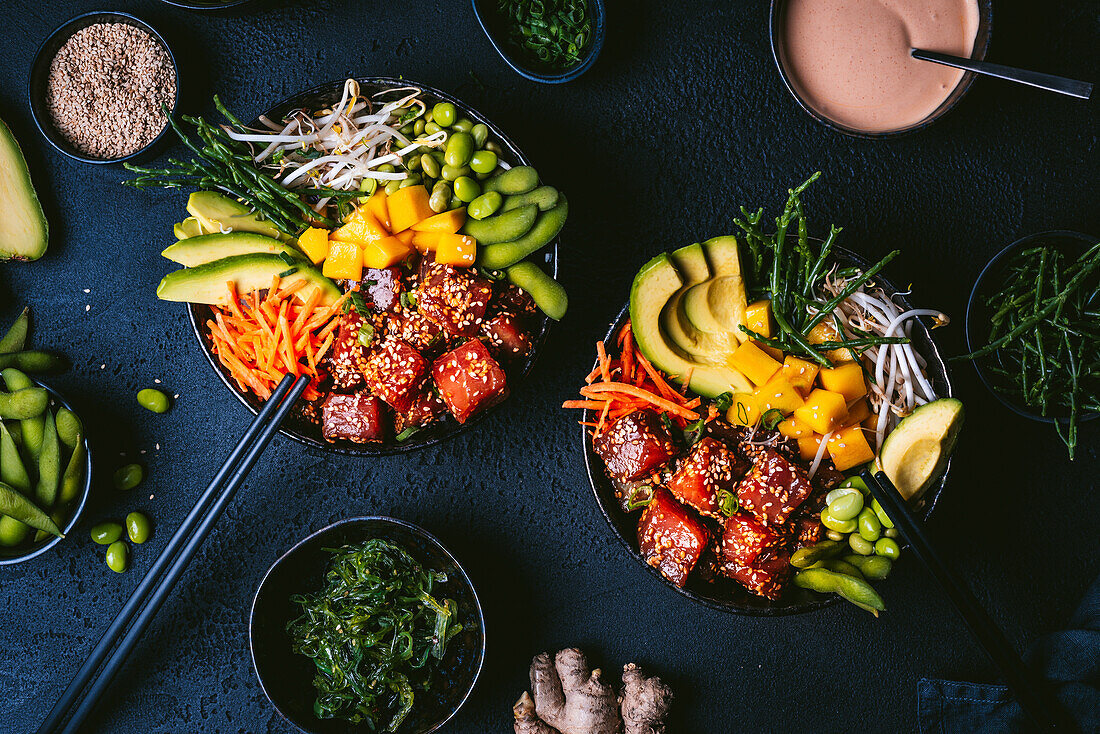 Ahi Poke Bowl aus Hawaii