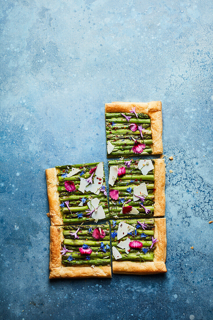 Asparagus Ricotta Salata Tart