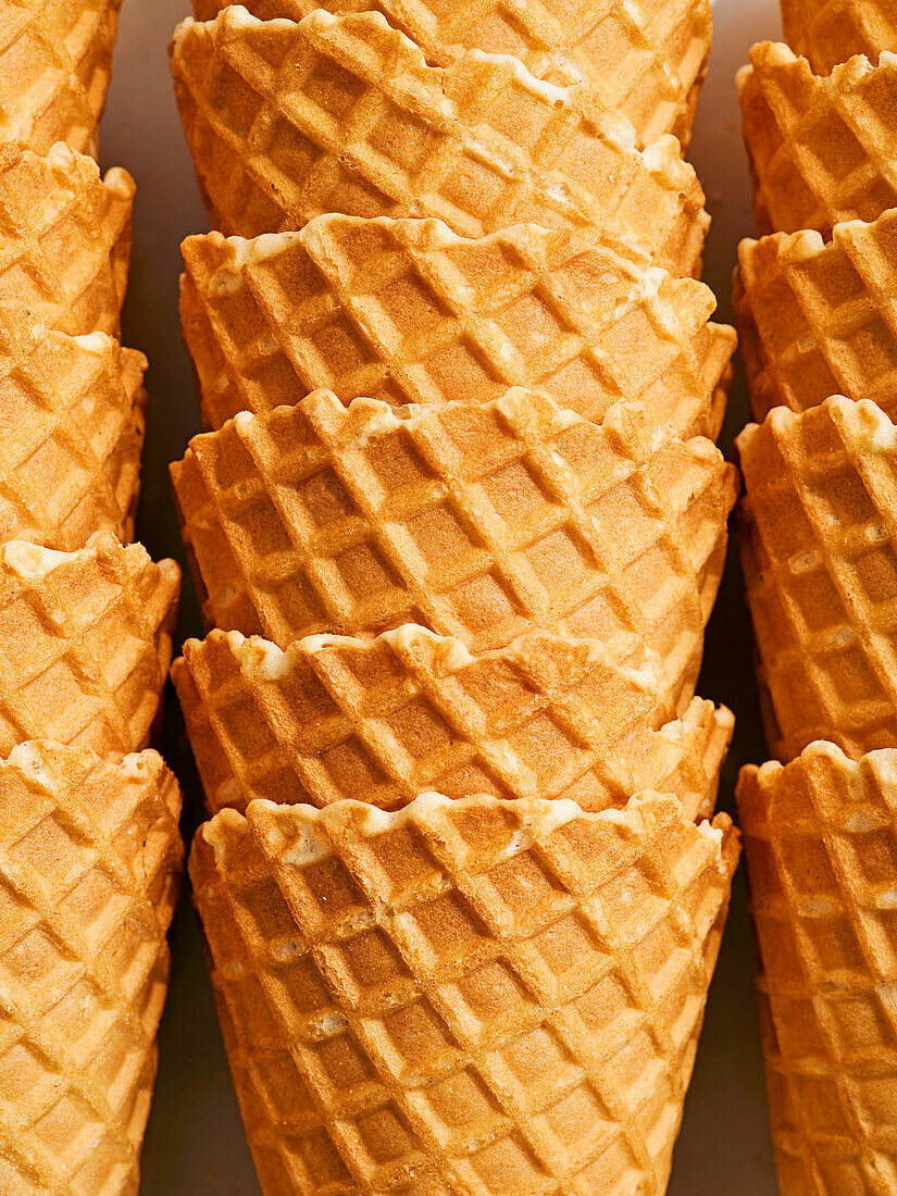 Waffle ice cream cones