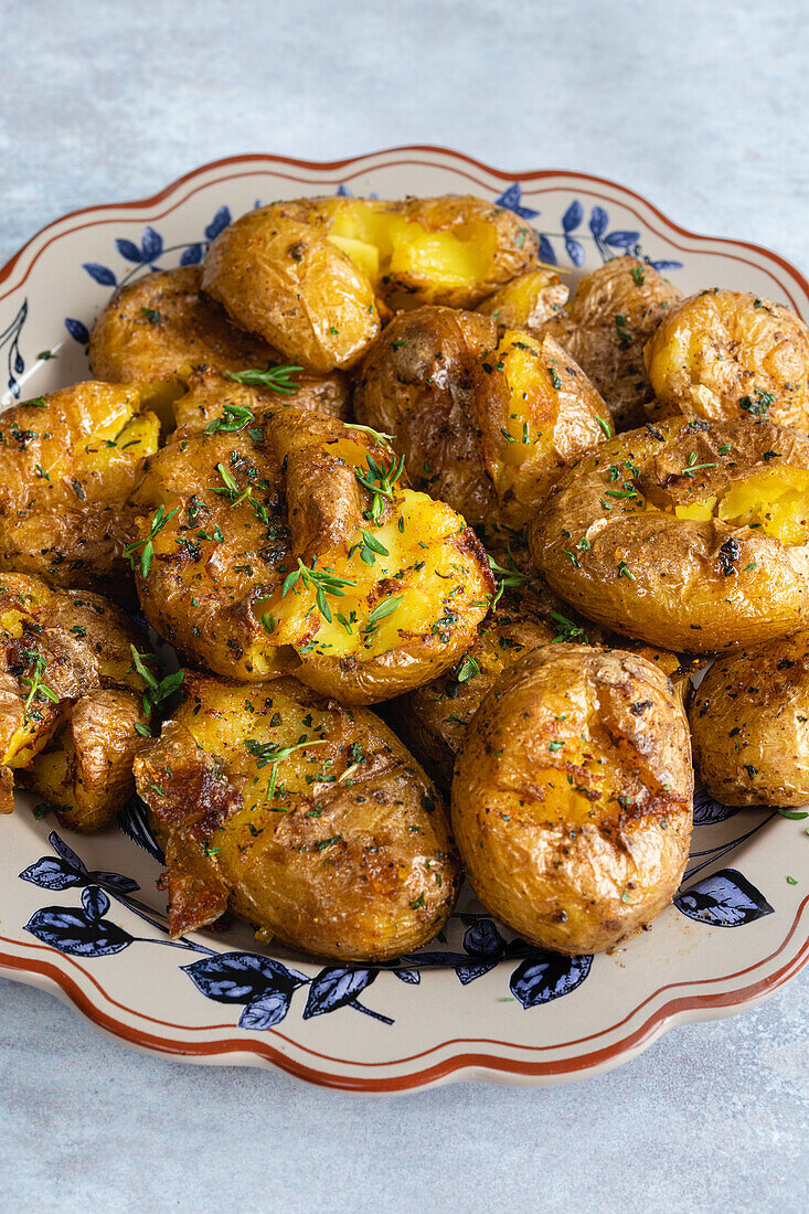 Baked potatoes from the hot air fryer