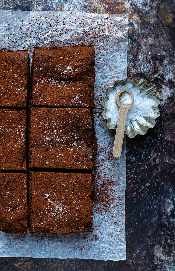 Salted caramel brownies