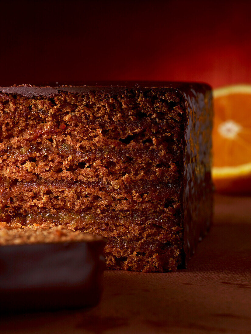 Gewürzkuchen mit Orangen