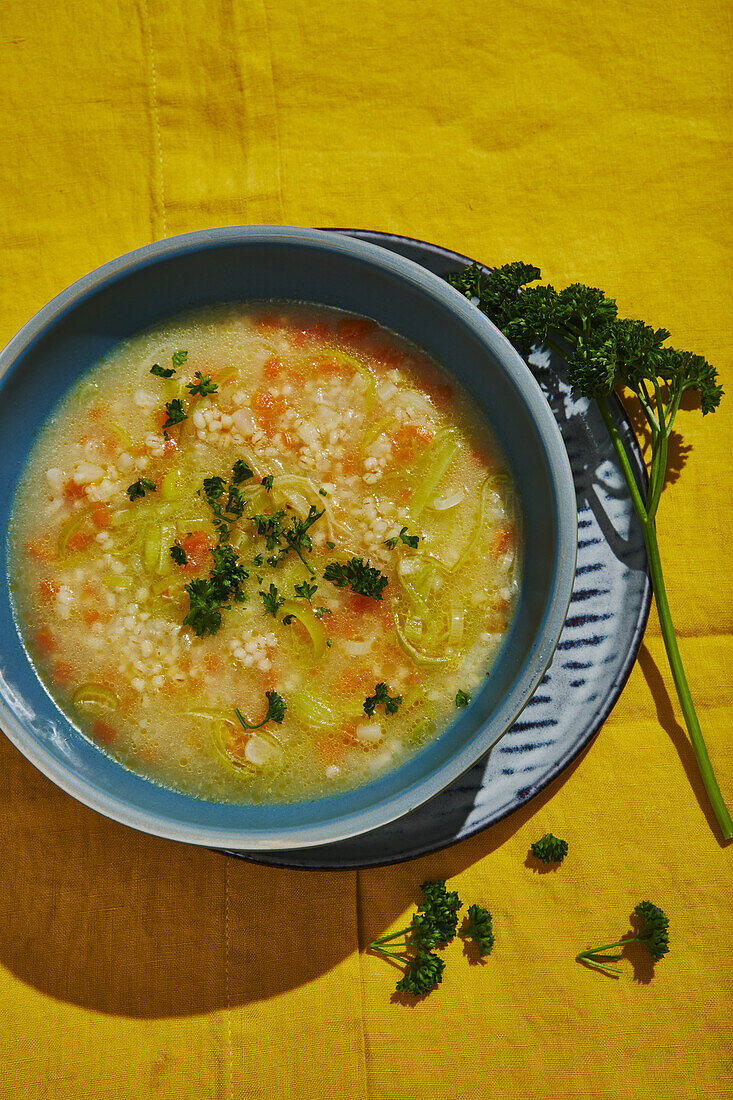 Graupen-Gemüse-Suppe