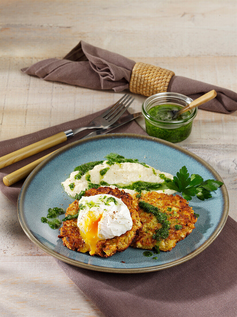 Petersilien-Pastinaken-Rösti