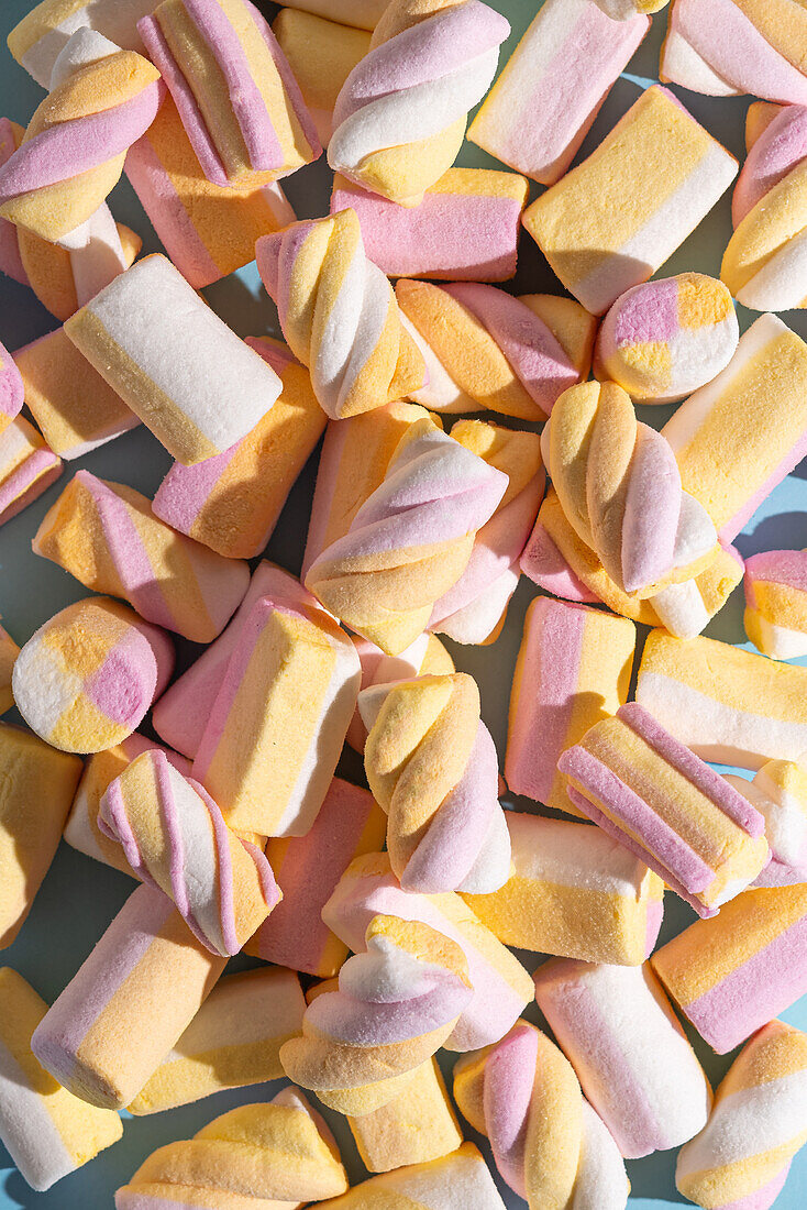 Colorful marshmallows