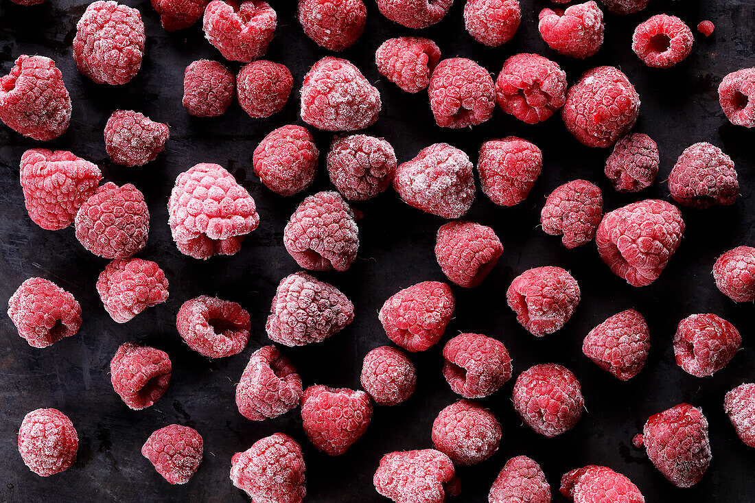 Freeze-dried raspberries