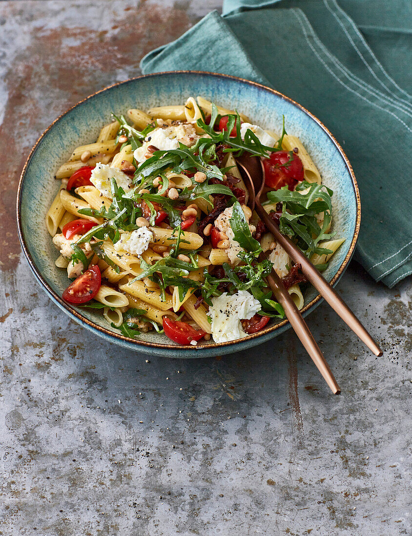 Mediterranean pasta salad