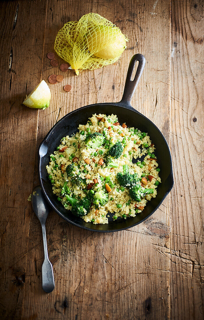 Bokkoli-Couscous-Pfanne