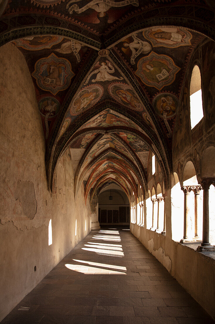 Cloister, Brixen Cathedral, Brixen, South Tyrol, Italy