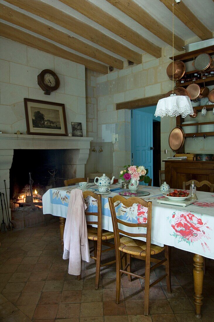 Rustic dining room