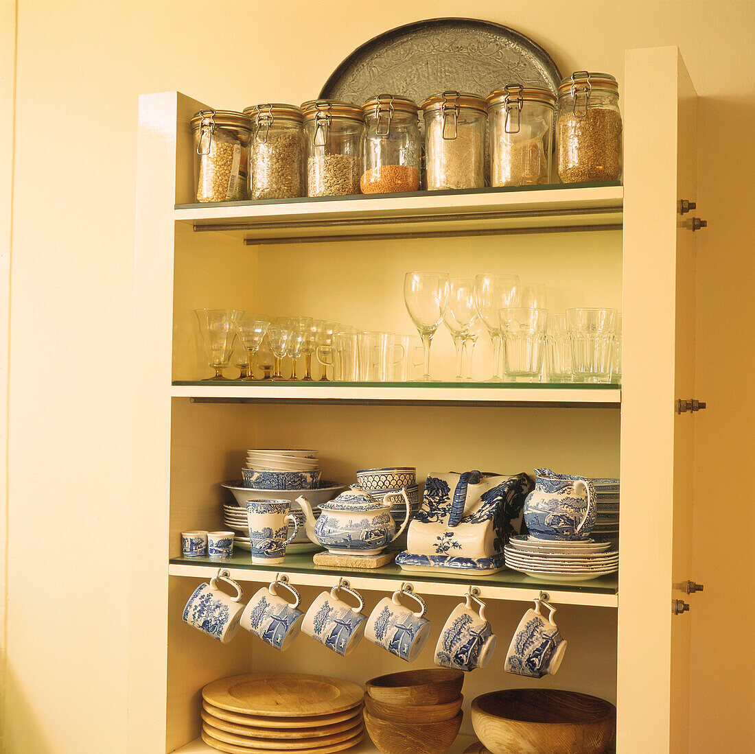 Kitchen shelves