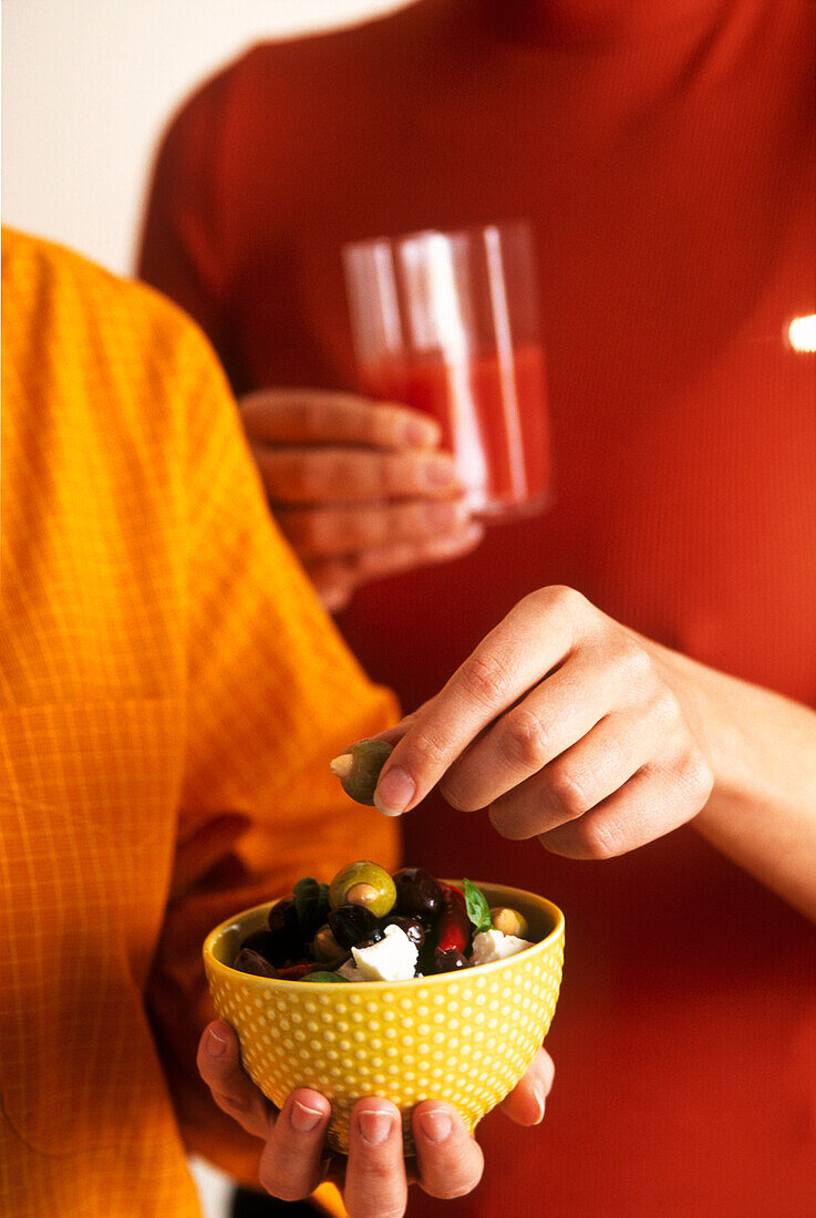 Finger foods at a party