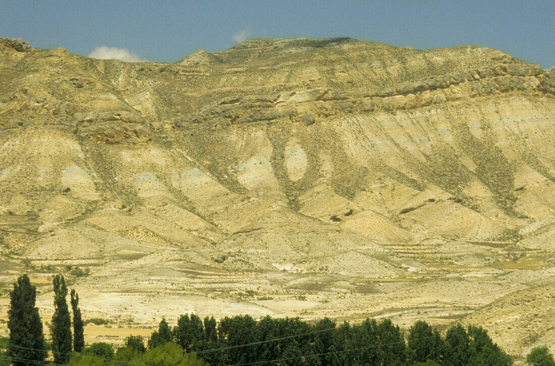 Rioja-Gebirge bei Aguilar im Alhama-Tal