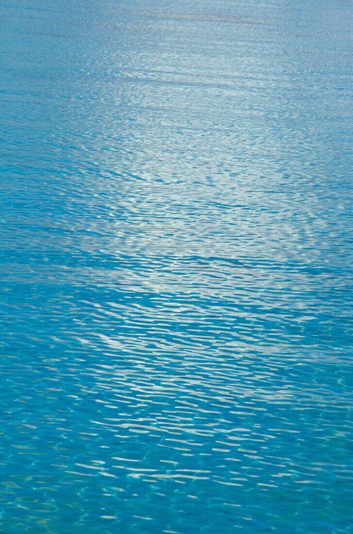 Rippling sea water in the Maldives