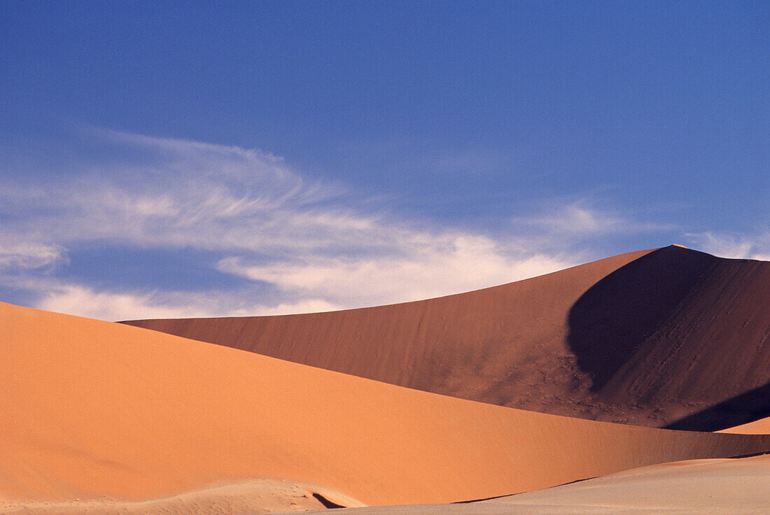 Sossusvlei Dunes in the Nambib Naukluft Park Namibia