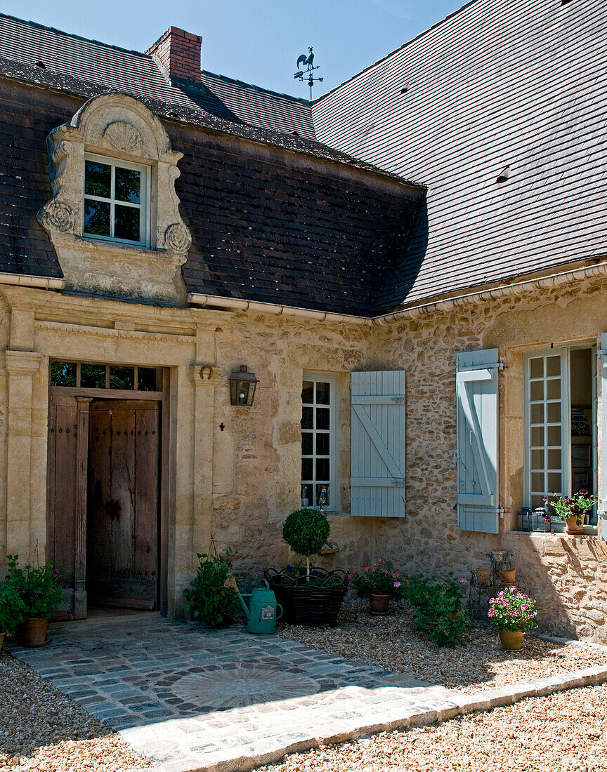 Rustic house exterior