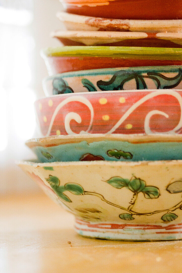 Assorted bowls in Castro Marim Portugal