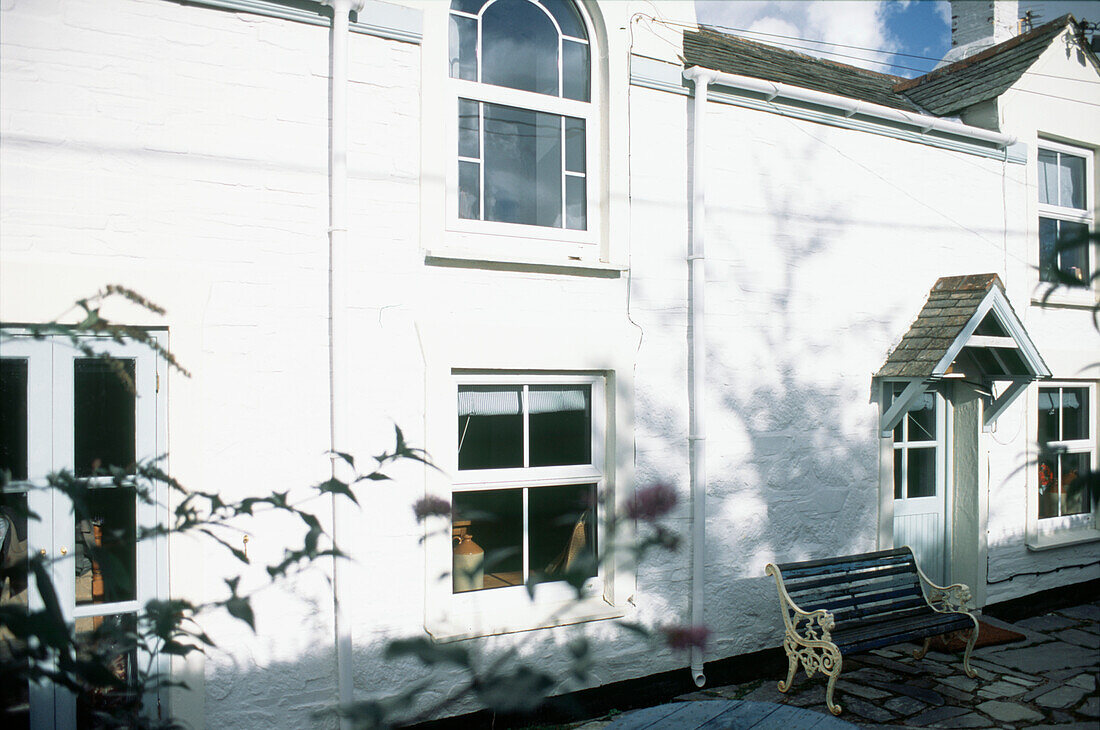 Exterior of country house in Cornwall