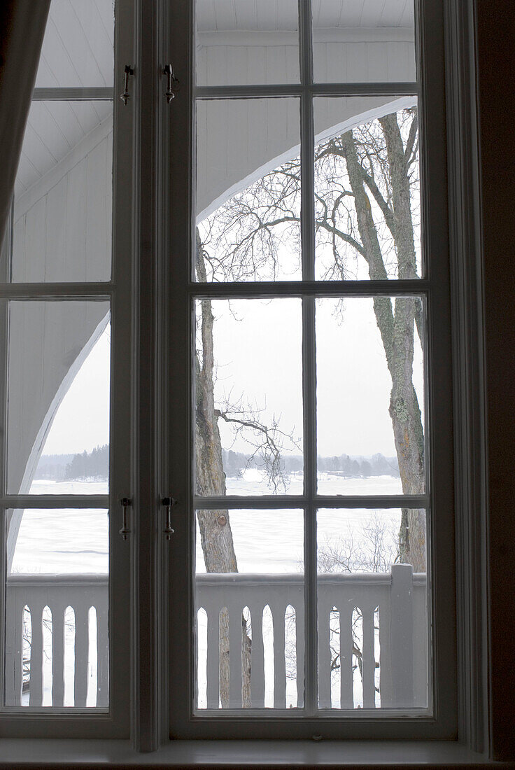 View through window