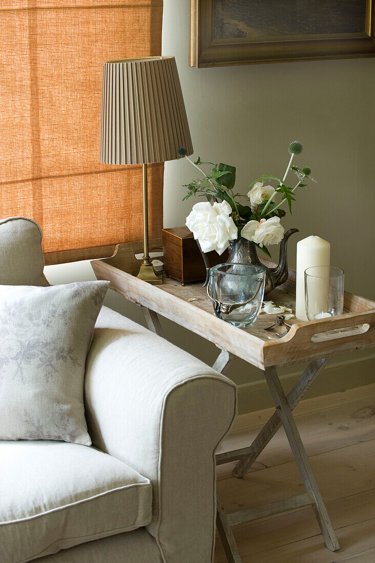 Living room with sofa and coffee table