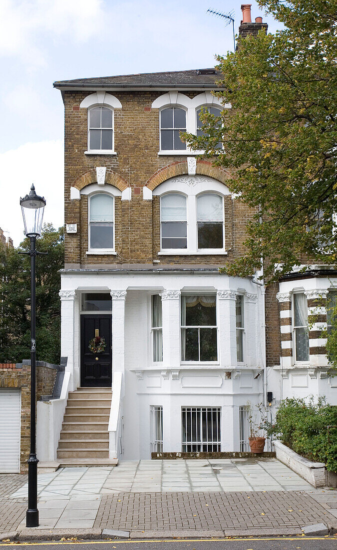 London townhouse facade