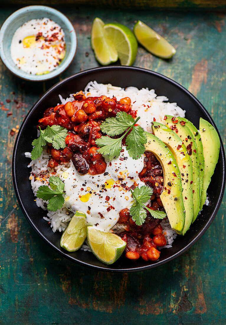 Veggie taco bowl