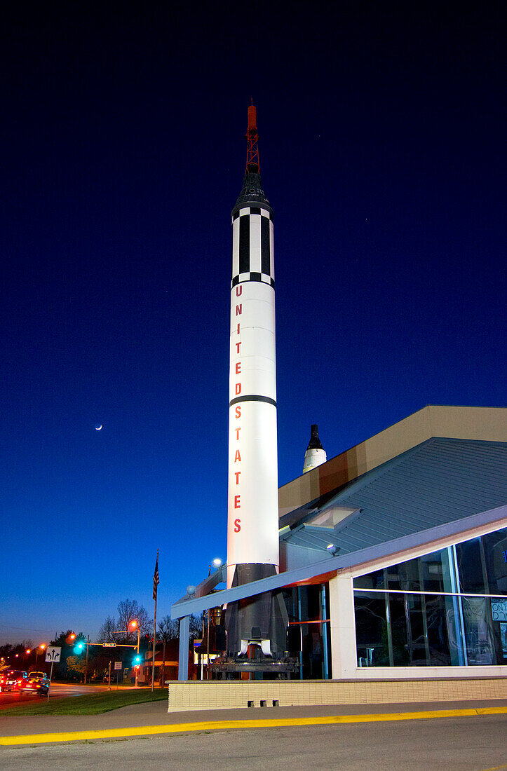 Redstone rocket at Kansas Cosmosphere