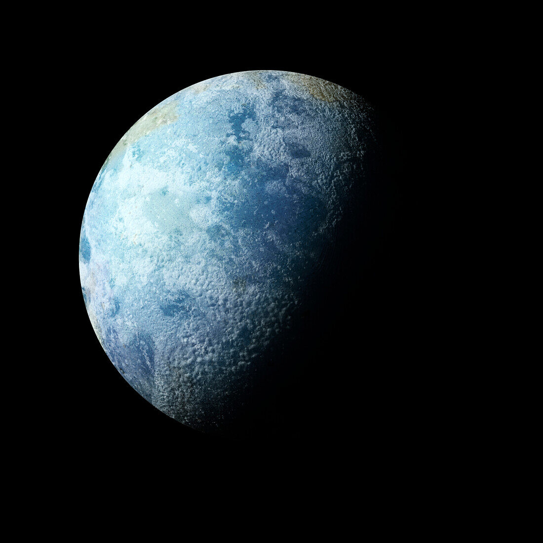 Earth-like planet, composite image