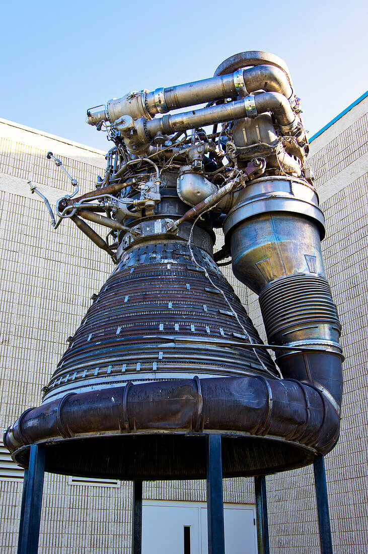 Saturn V F-1 engine at Kansas Cosmosphere