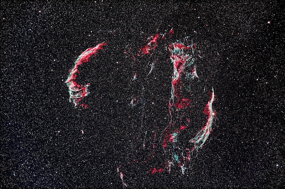 Veil nebula complex in Cygnus