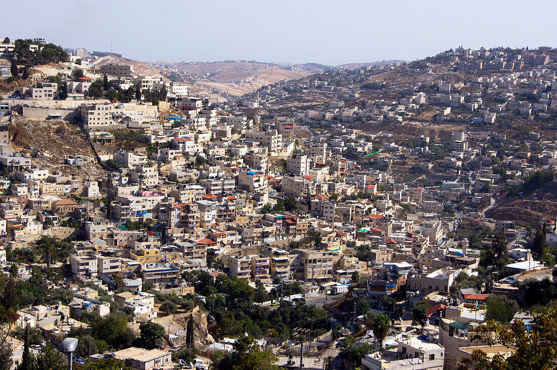 Dense housing in east Jerusalem