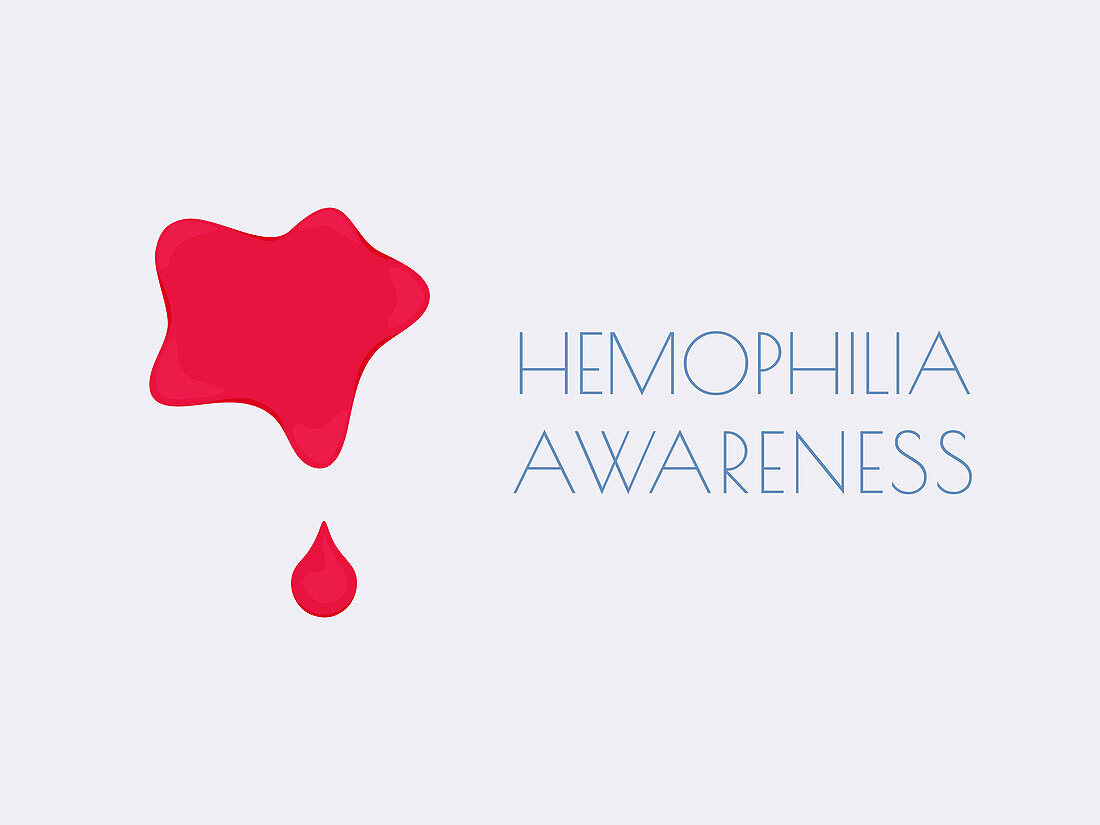 Hemophilia, conceptual illustration