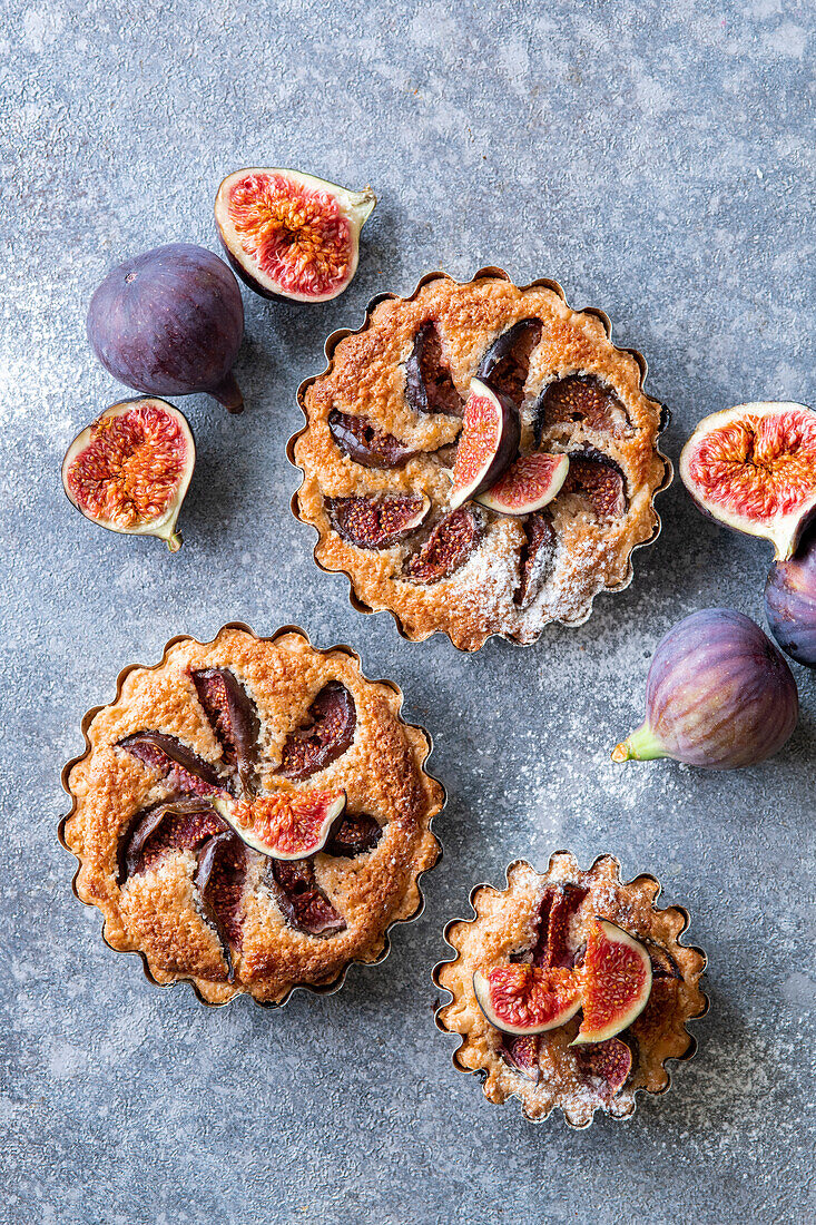 Feigen-Frangipane-Törtchen