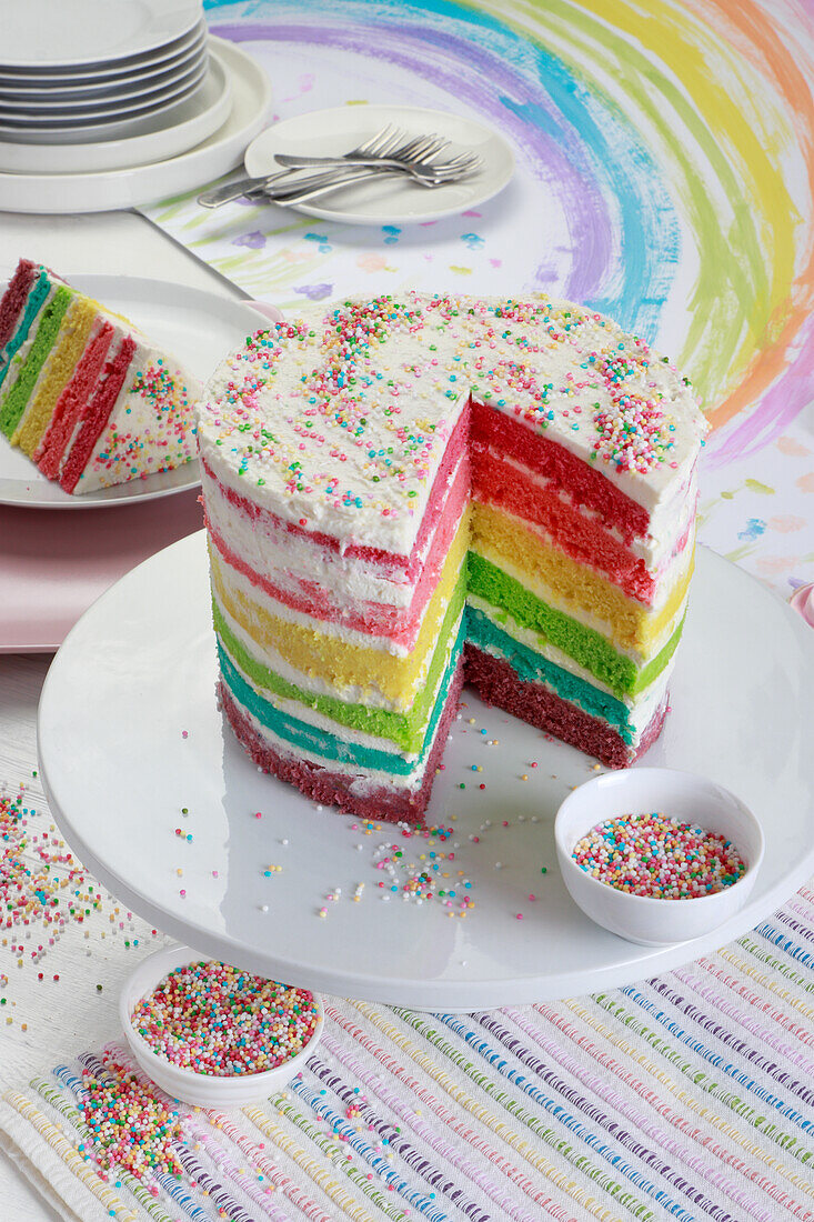 Rainbow cake